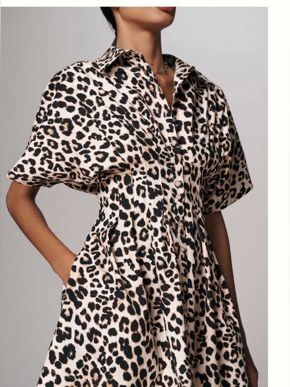 THE TOBIE MINI SHIRT DRESS - Picture 2 of 12